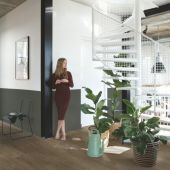 Вінілова плитка клейова Quick-Step Fuse Linen oak dark brown SGMPC20330