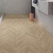 Ламінат Quick-Step Impressive patterns Дуб шеврон темно-сірий IPA4164